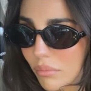 Celine 3-dot oval lens sunglasses